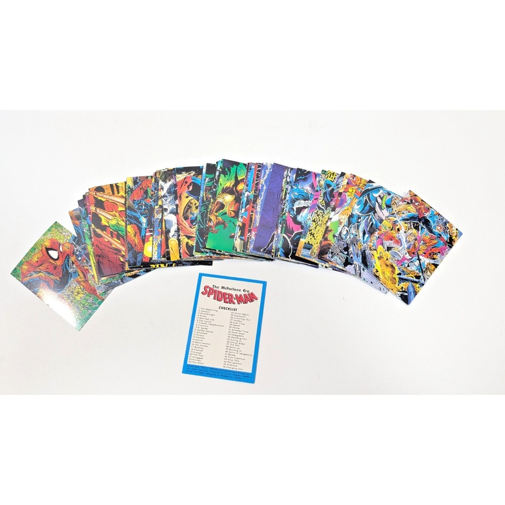 1992 Marvel Spider-Man The McFarlane Era  Complete Base Set 90 Cards
